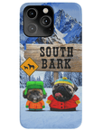 'South Bark' Personalized 2 Pet Phone Case