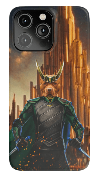 &#39;Loki Doggo&#39; Personalized Phone Case