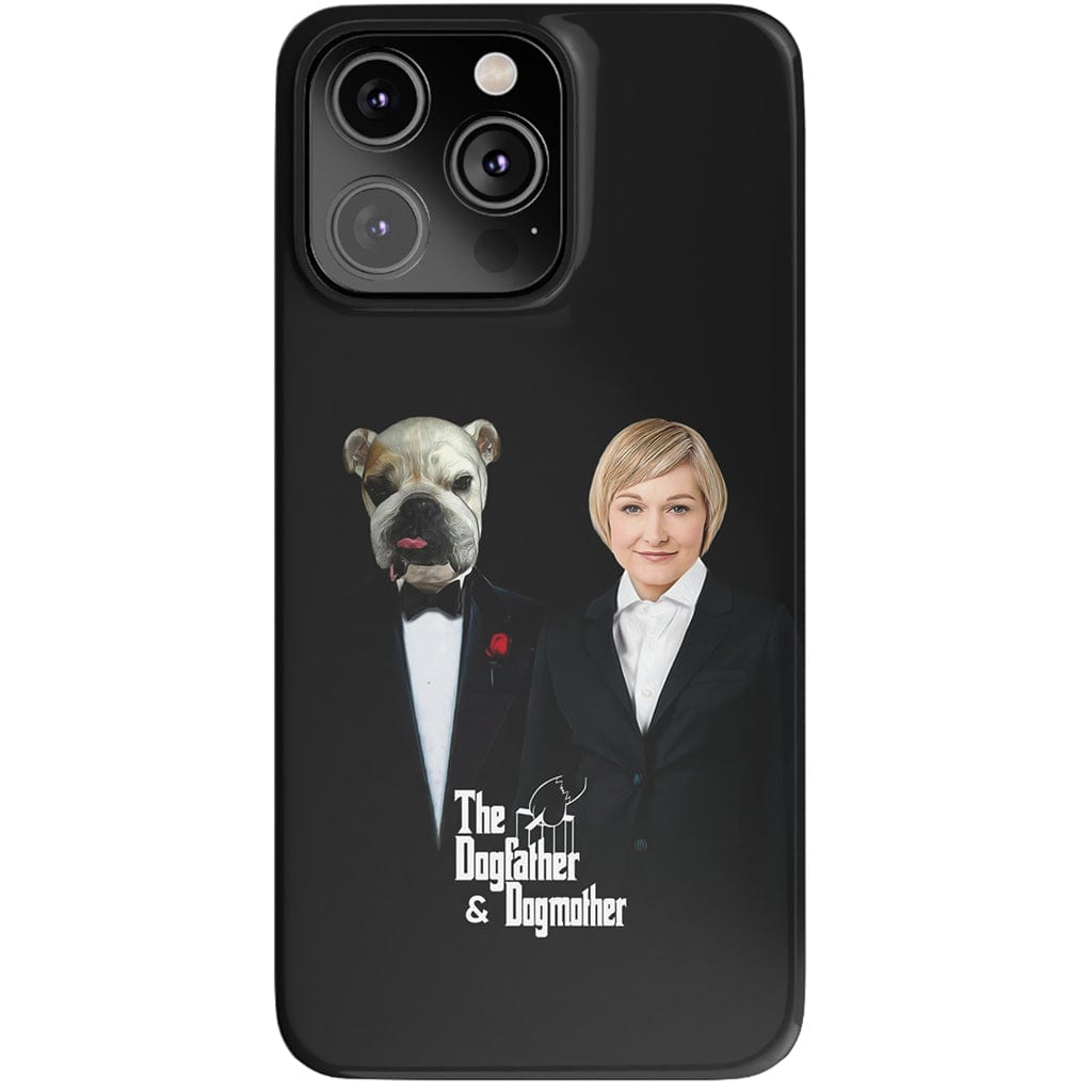 &#39;The Dogfather &amp; Dogmother&#39; Personalized Pet/Human Phone Case