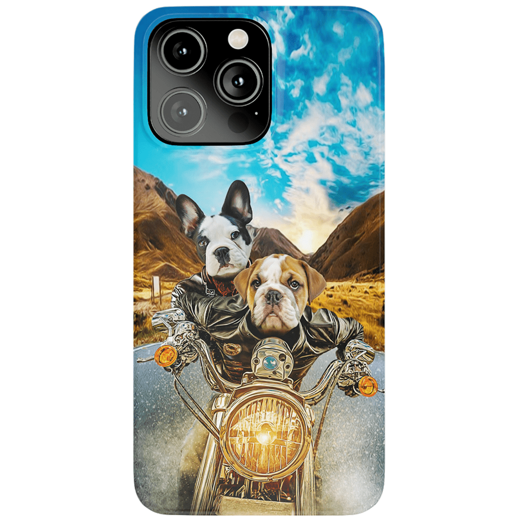 &#39;Harley Wooferson&#39; Personalized 2 Pets Phone Case