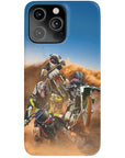 'The Motocross Riders' Personalized 3 Pet Phone Case