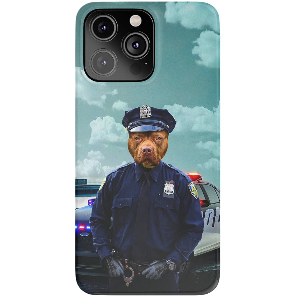 &#39;The Police Officer&#39; Personalized Phone Case