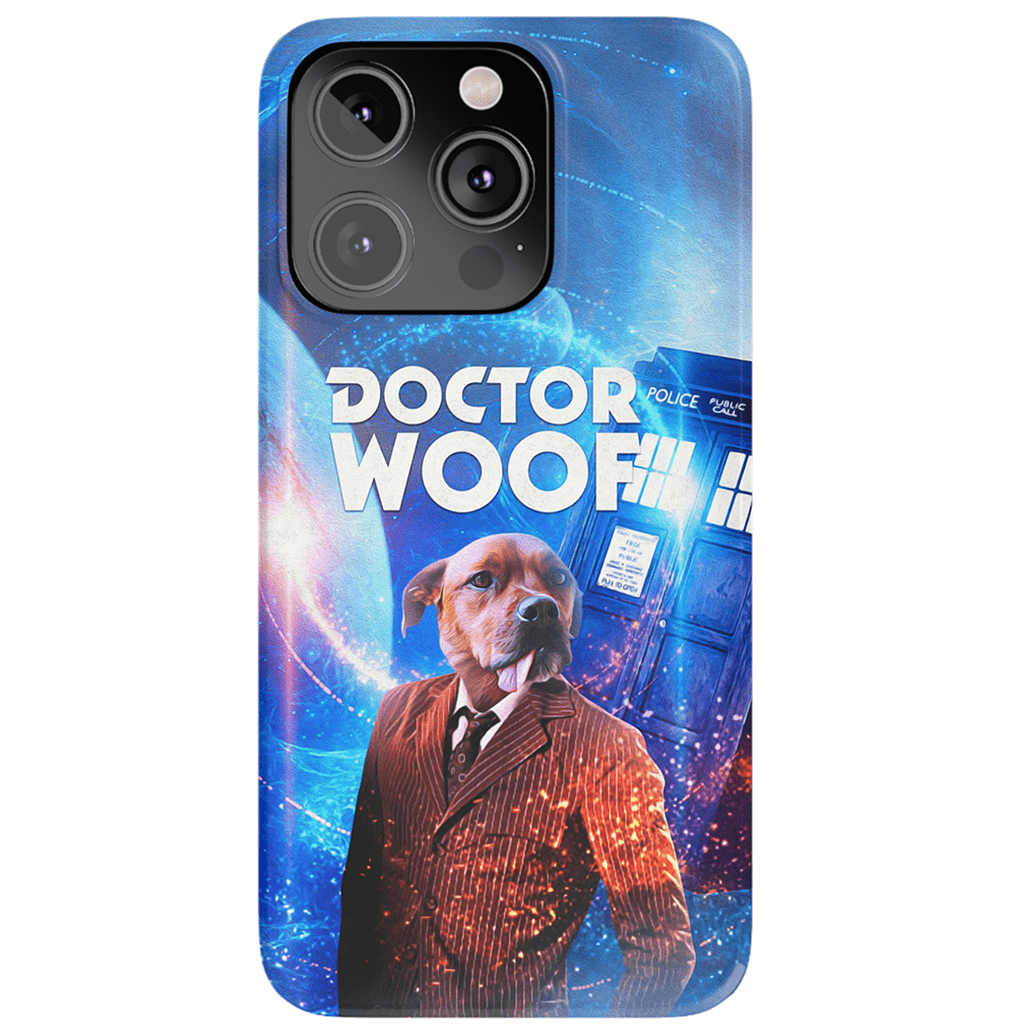 &#39;Dr. Woof (Male)&#39; Personalized Phone Case