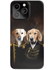 'The Admiral and the Captain' Personalized 2 Pet Phone Case