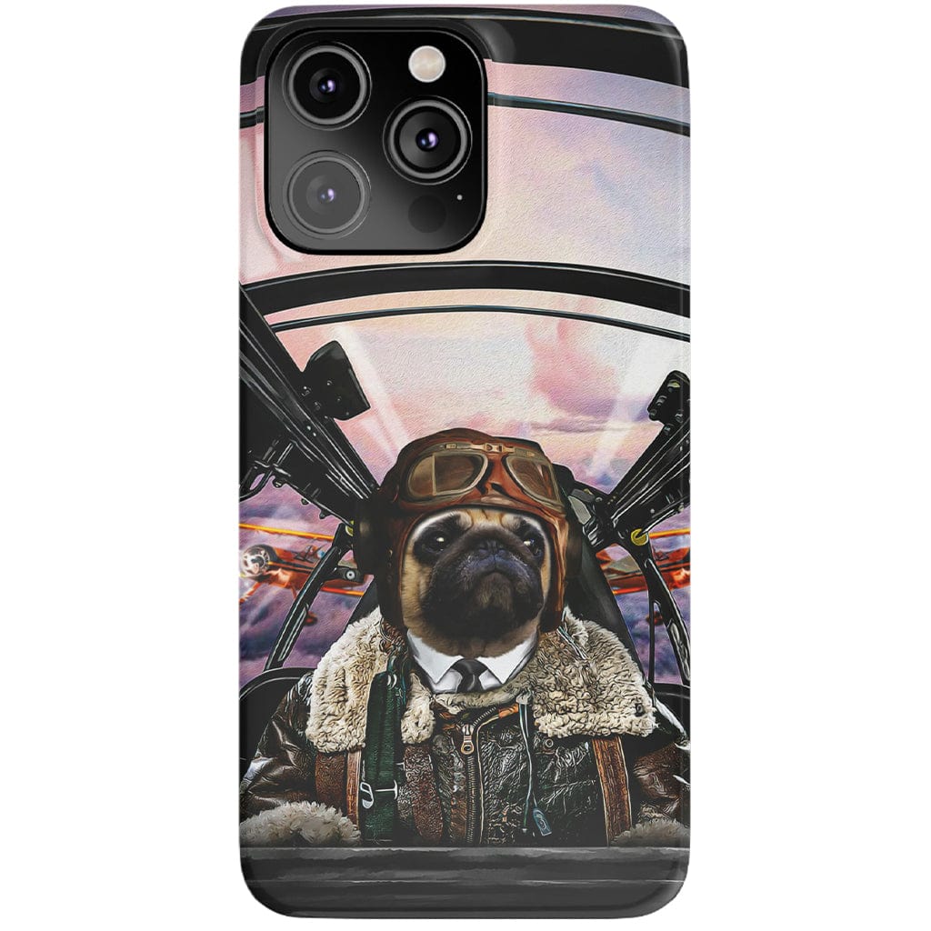 &#39;The Pilot&#39; Personalized Phone Case