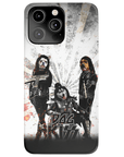 'Kiss Doggos' Personalized 3 Pet Phone Case