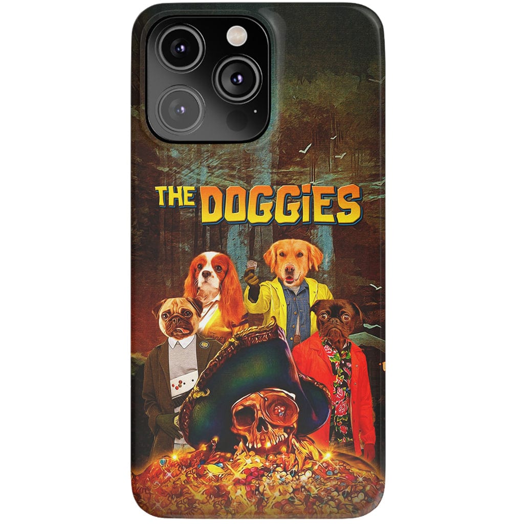 &#39;The Doggies&#39; Personalized 4 Pet Phone Case