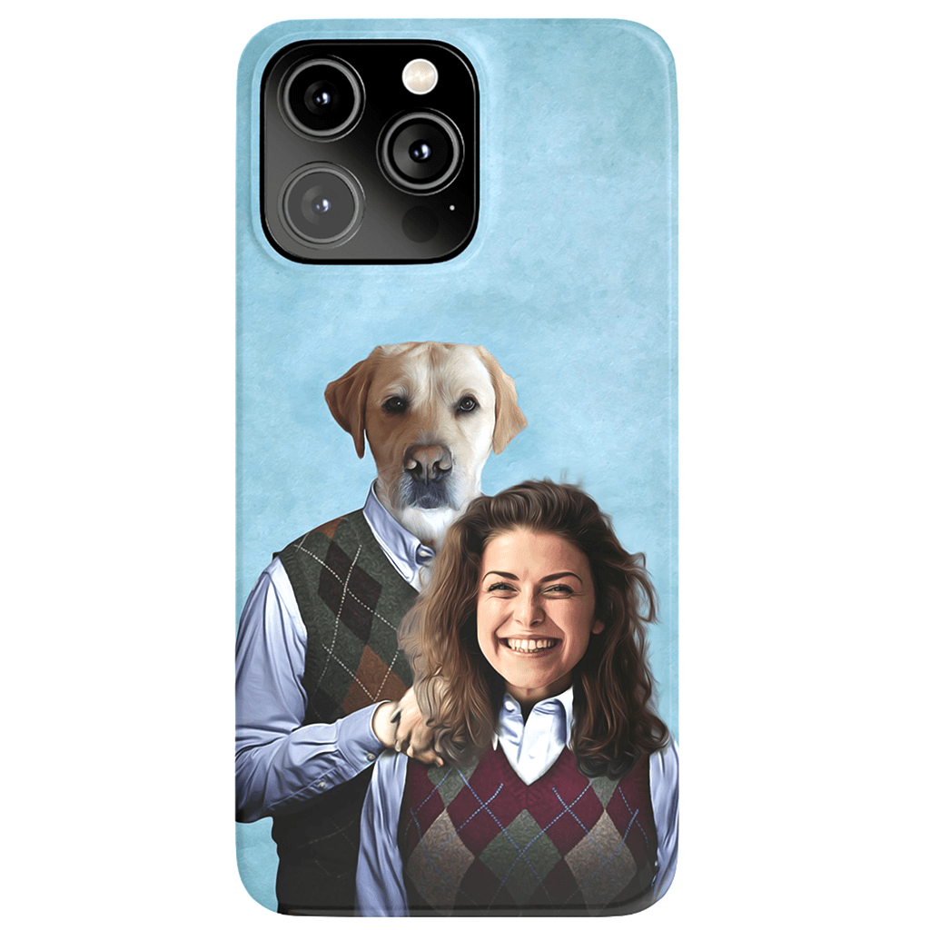 Funda para teléfono personalizada &#39;Step Doggo &amp;amp; Human (hembra)&#39;