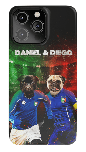 &#39;Italy Doggos&#39; Personalized 2 Pet Phone Case