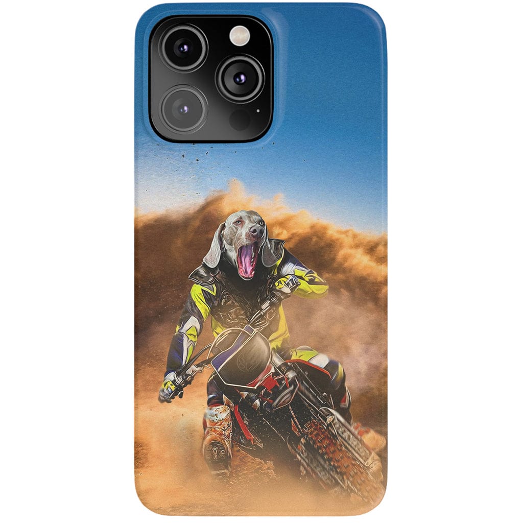 &#39;The Motocross Rider&#39; Personalized Phone Case