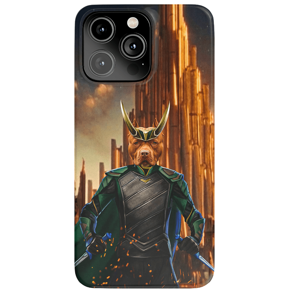 &#39;Loki Doggo&#39; Personalized Phone Case