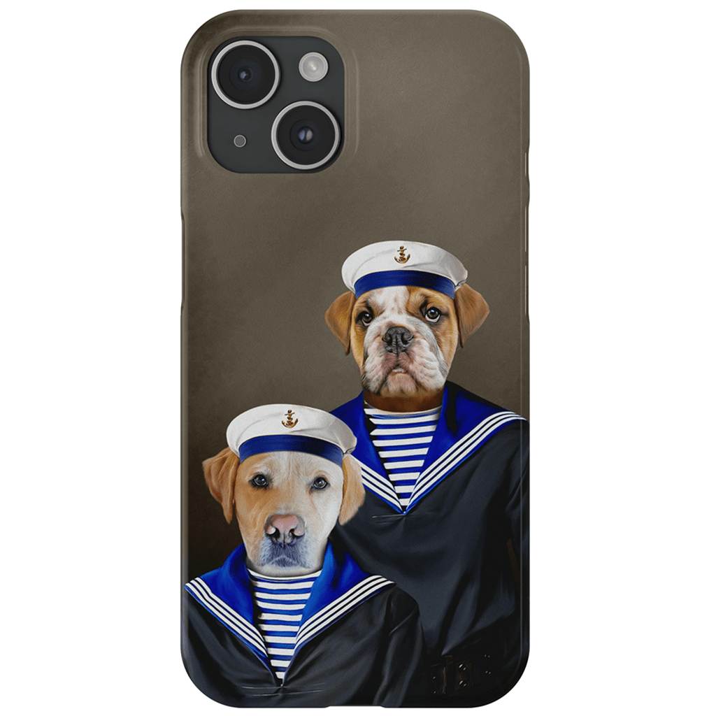 &#39;The Sailors&#39; Personalized 2 Pet Phone Case