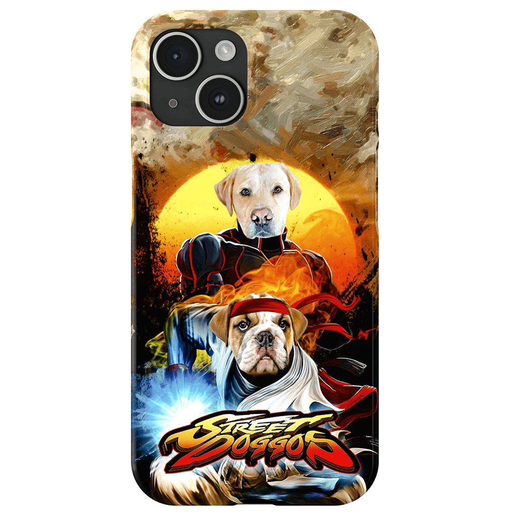 &#39;Street Doggos&#39; Personalized 2 Pet Phone Case