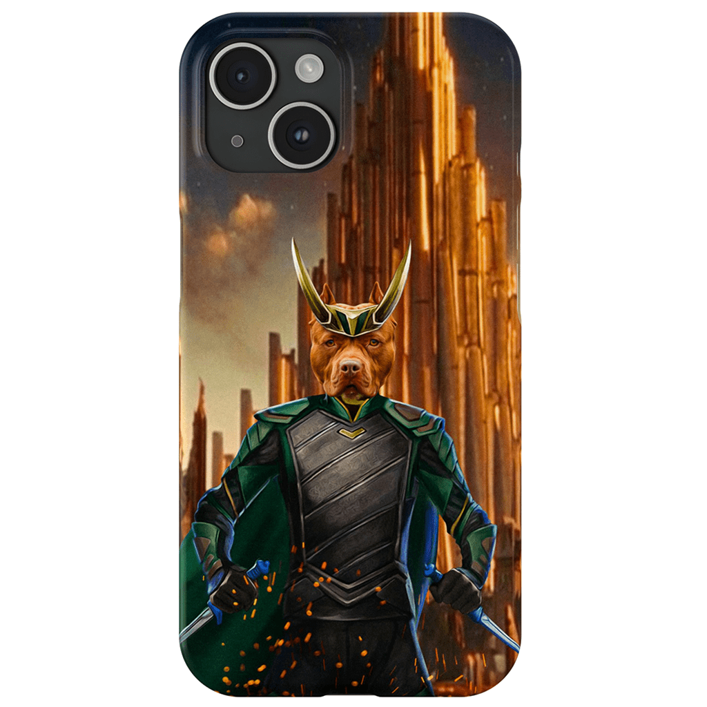 &#39;Loki Doggo&#39; Personalized Phone Case