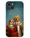 'King and Queen' Personalized 2 Pets Phone Case