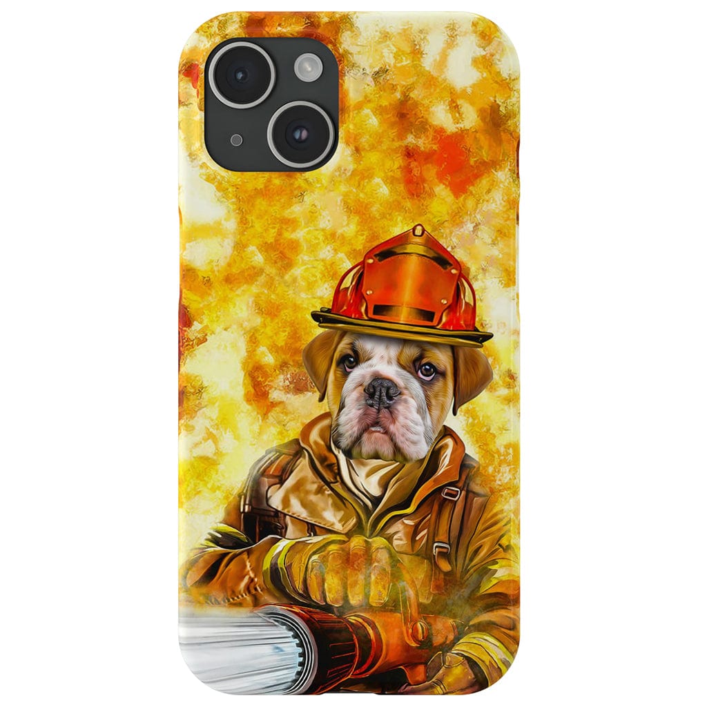 &#39;The Firefighter&#39; Personalized Phone Case