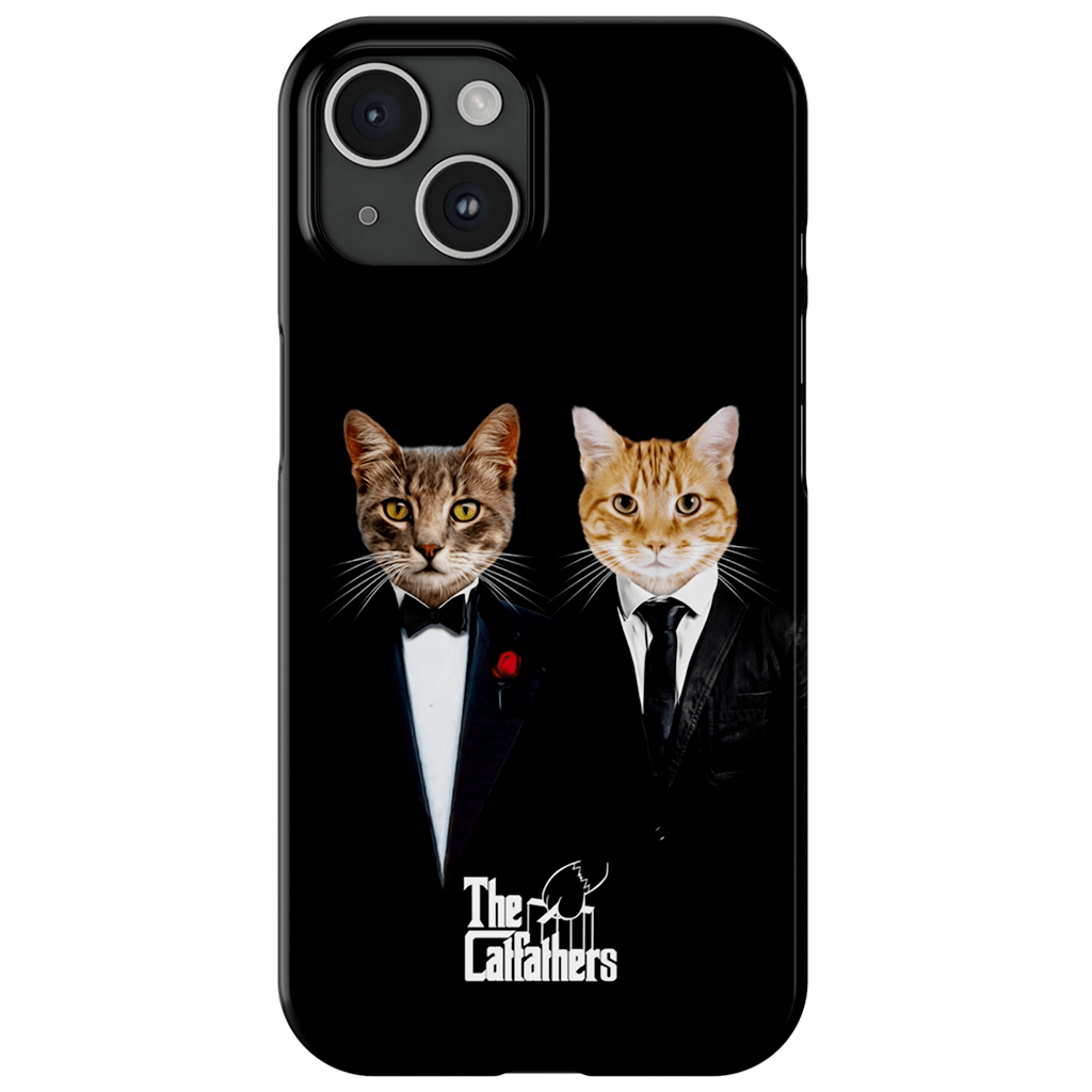 &#39;The Catfathers&#39; Personalized 2 Pet Phone Case