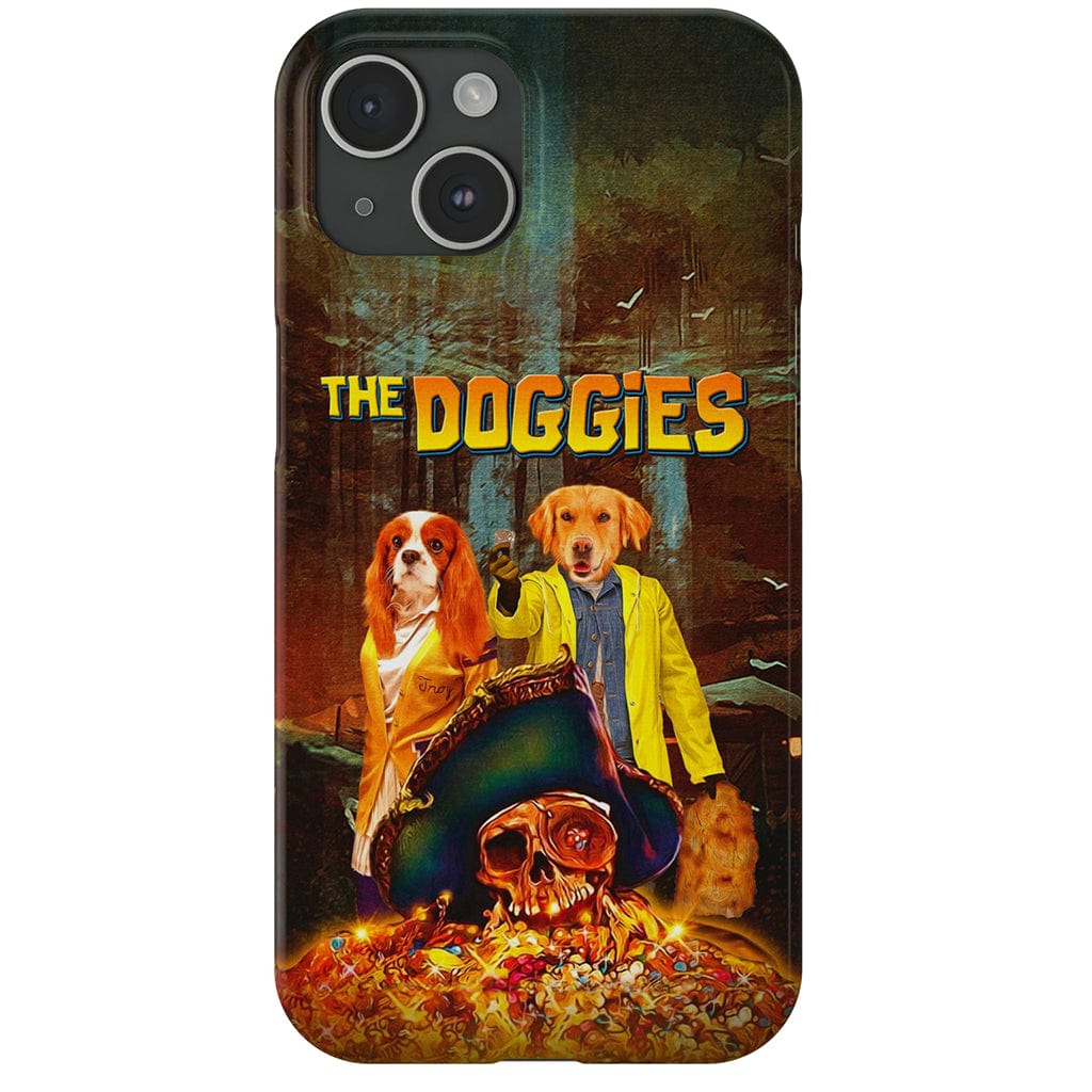 &#39;The Doggies&#39; Personalized 2 Pet Phone Case