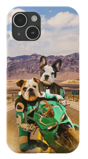 &#39;Kawadawgi Riders&#39; Personalized 2 Pet Phone Case