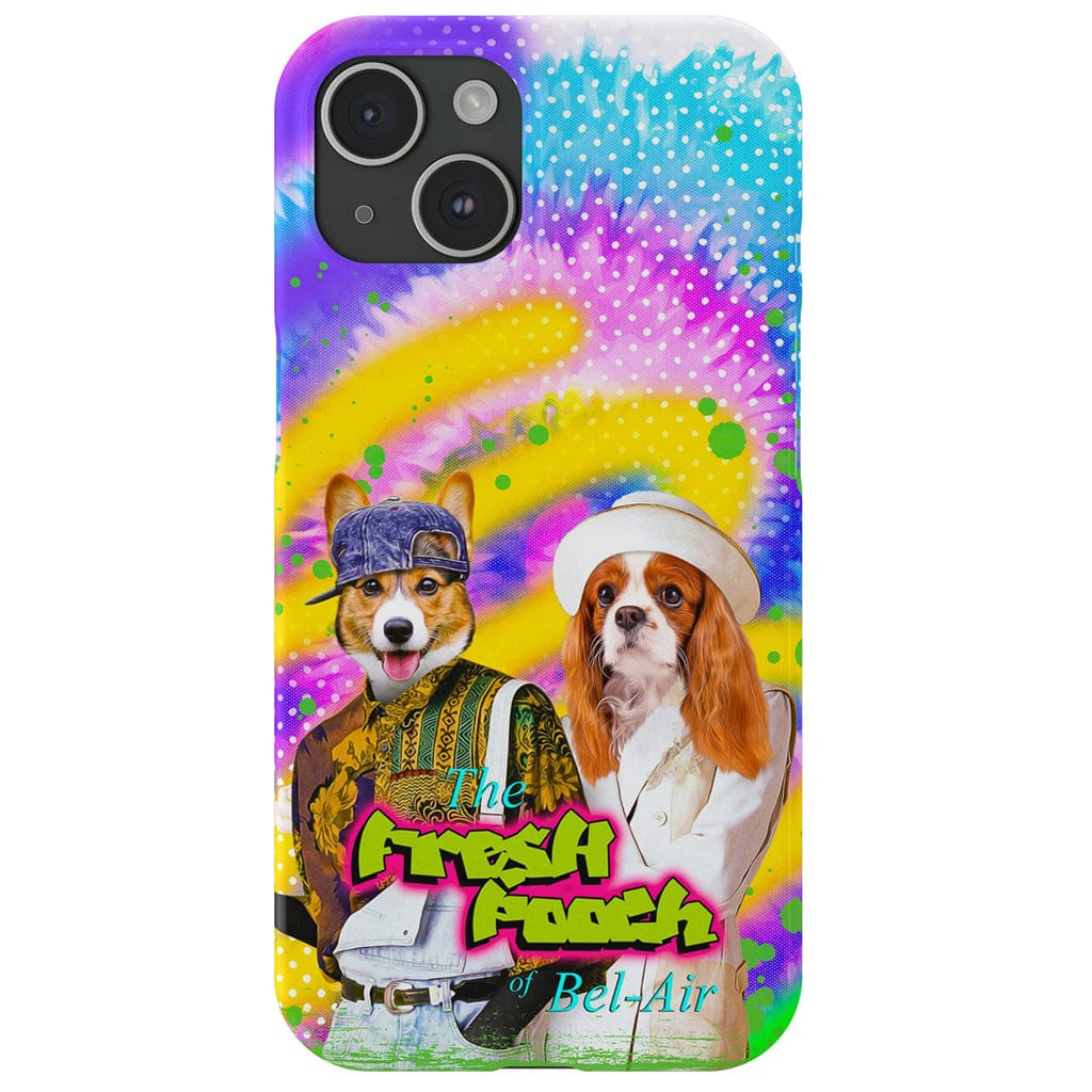 Funda personalizada para teléfono con 2 mascotas &#39;The Fresh Pooch&#39;