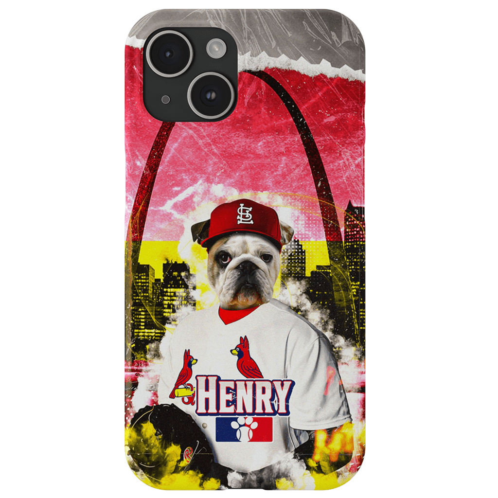 &#39;St. Louis Cardipaws&#39; Personalized Phone Case