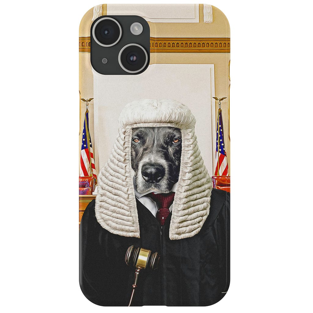 &#39;The Judge&#39; Personalized Phone Case