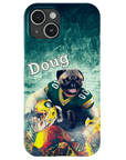 Funda personalizada para teléfono con perro 'Green Bay Doggos'