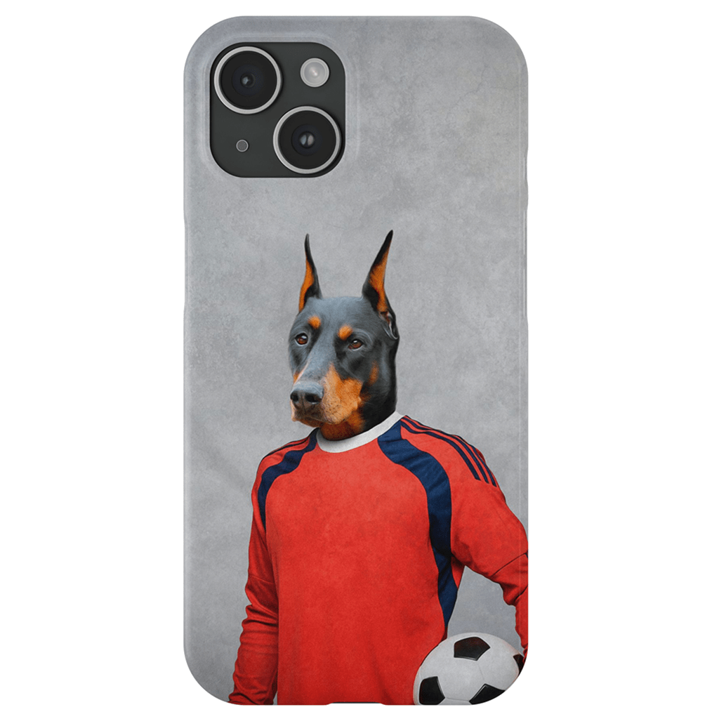 &#39;The Soccer Goalie&#39; Personalized Phone Case