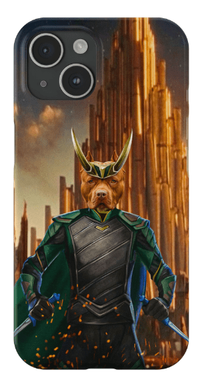 &#39;Loki Doggo&#39; Personalized Phone Case