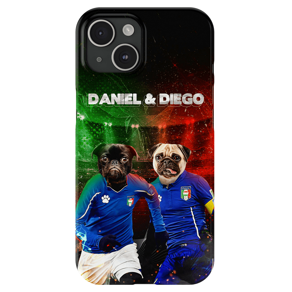 &#39;Italy Doggos&#39; Personalized 2 Pet Phone Case