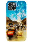 'Harley Wooferson' Personalized 2 Pets Phone Case