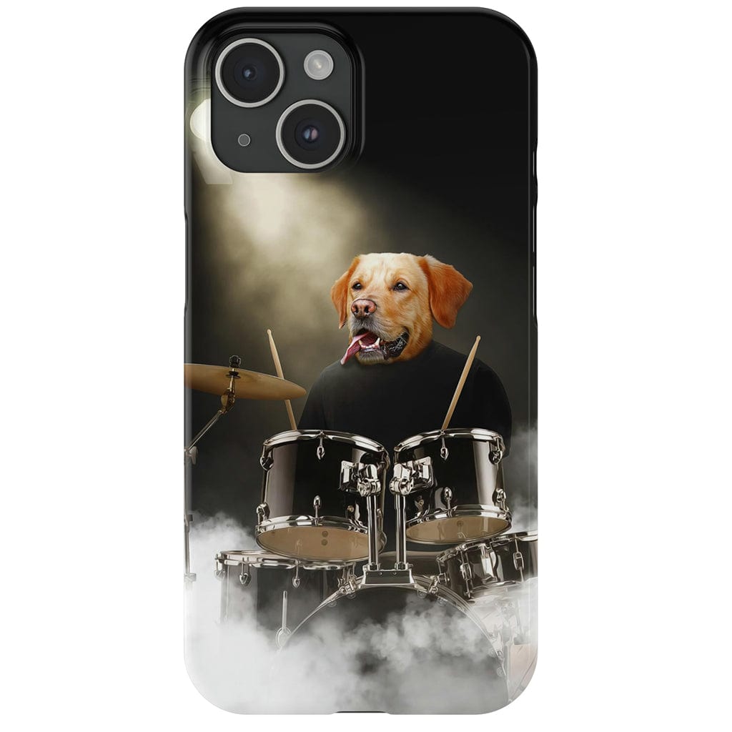 &#39;The Drummer&#39; Personalized Phone Case