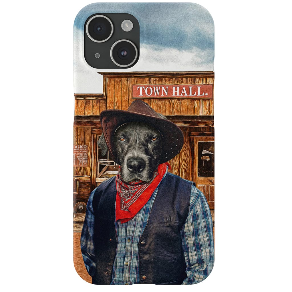 &#39;The Cowboy&#39; Personalized Phone Case