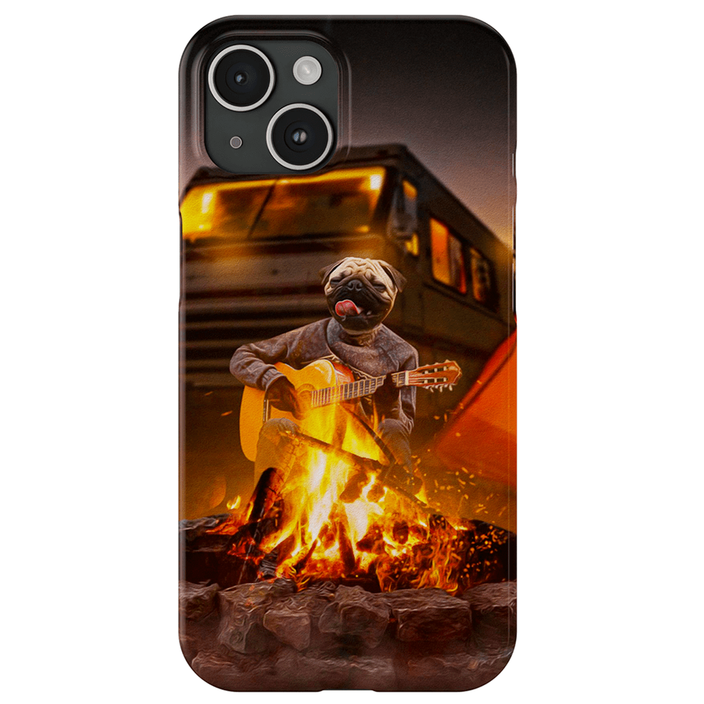 &#39;The Camper&#39; Personalized Phone Case