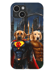 'Superdog & Aquadog' Personalized 2 Pet Phone Case