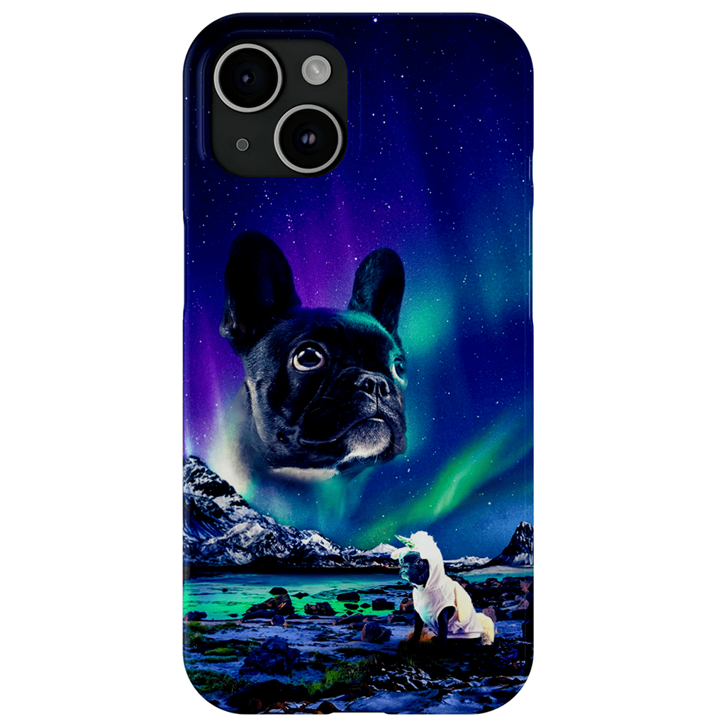 Funda para móvil personalizada &#39;Majestic Northern Lights&#39;