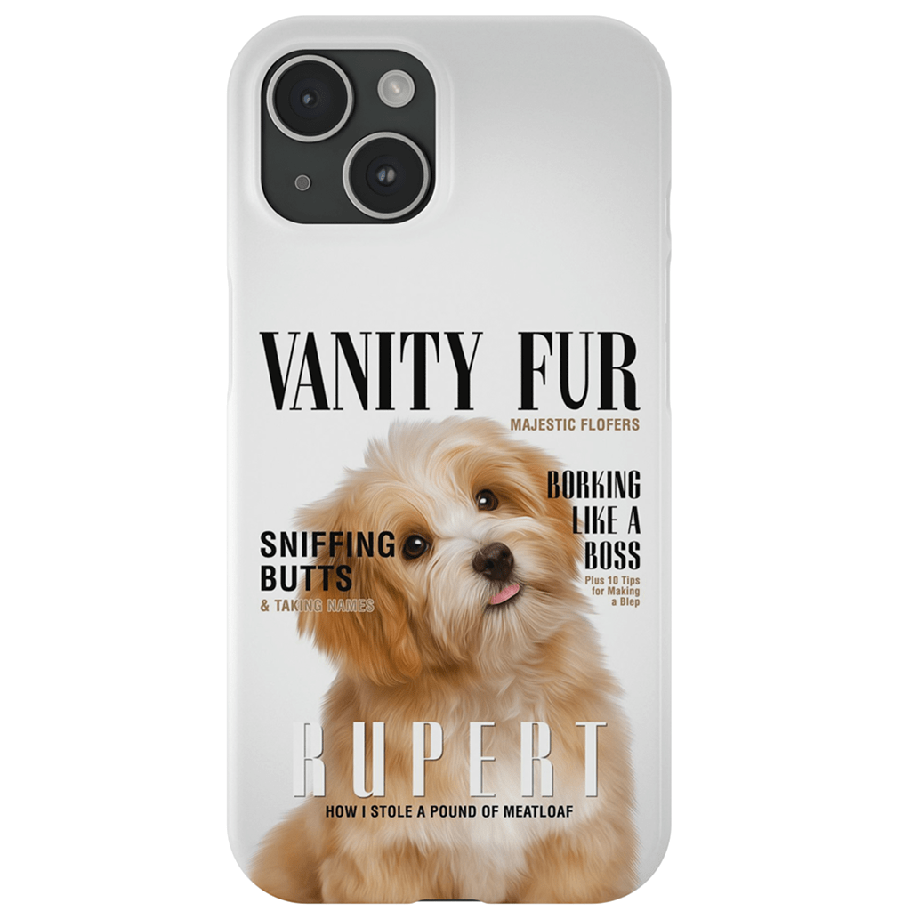 &#39;Vanity Fur&#39; Personalized Phone Case