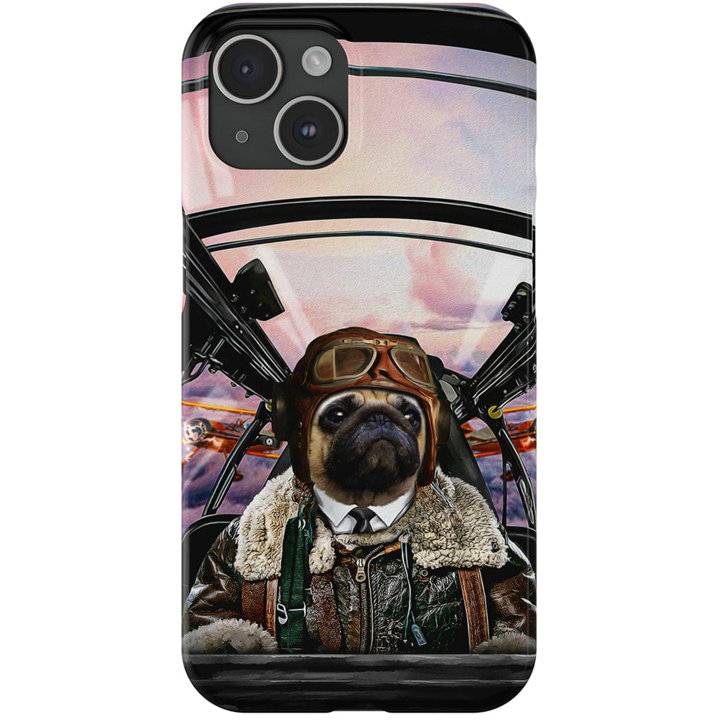 &#39;The Pilot&#39; Personalized Phone Case