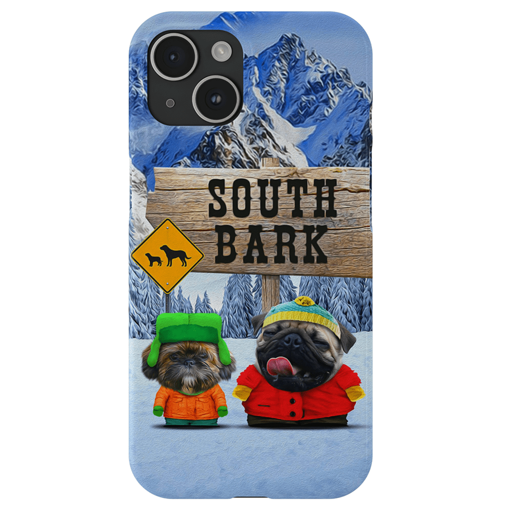 &#39;South Bark&#39; Personalized 2 Pet Phone Case