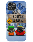 'South Bark' Personalized 2 Pet Phone Case