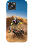 'The Motocross Rider' Personalized Phone Case