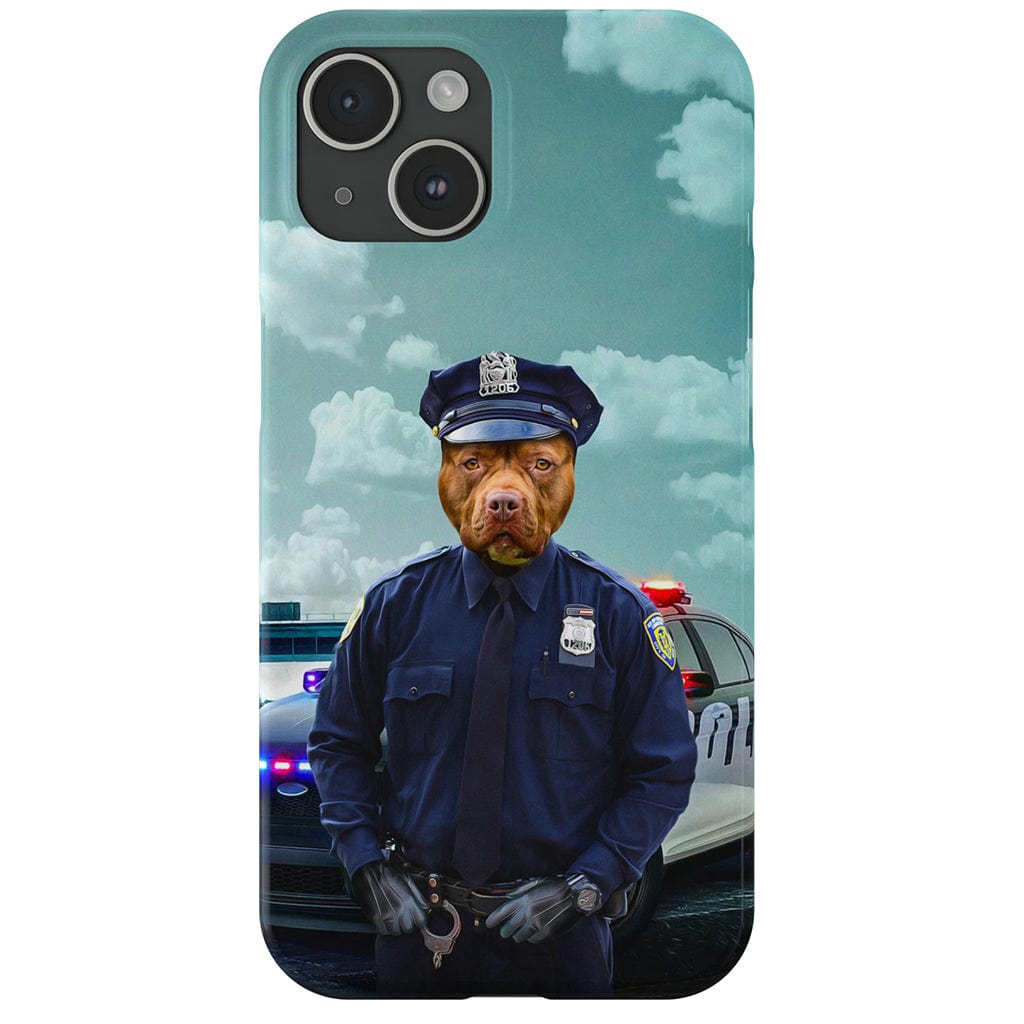 &#39;The Police Officer&#39; Personalized Phone Case