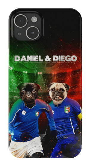 &#39;Italy Doggos&#39; Personalized 2 Pet Phone Case