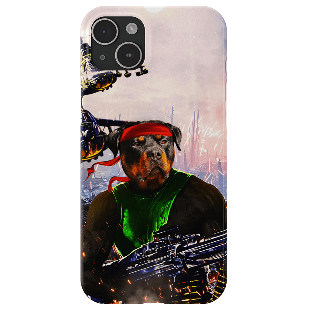 &#39;Rambo Doggo&#39; Personalized Phone Case