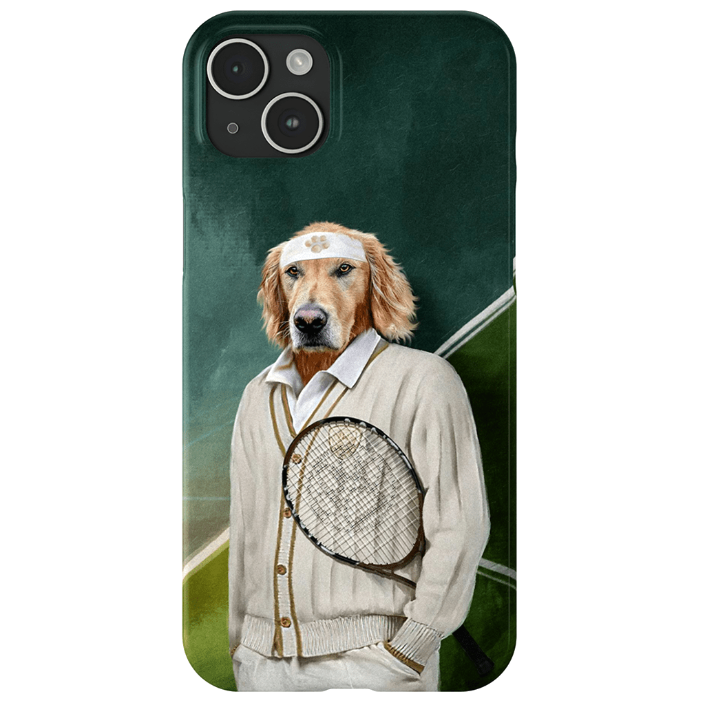 Funda para móvil personalizada &#39;Jugador de tenis&#39;