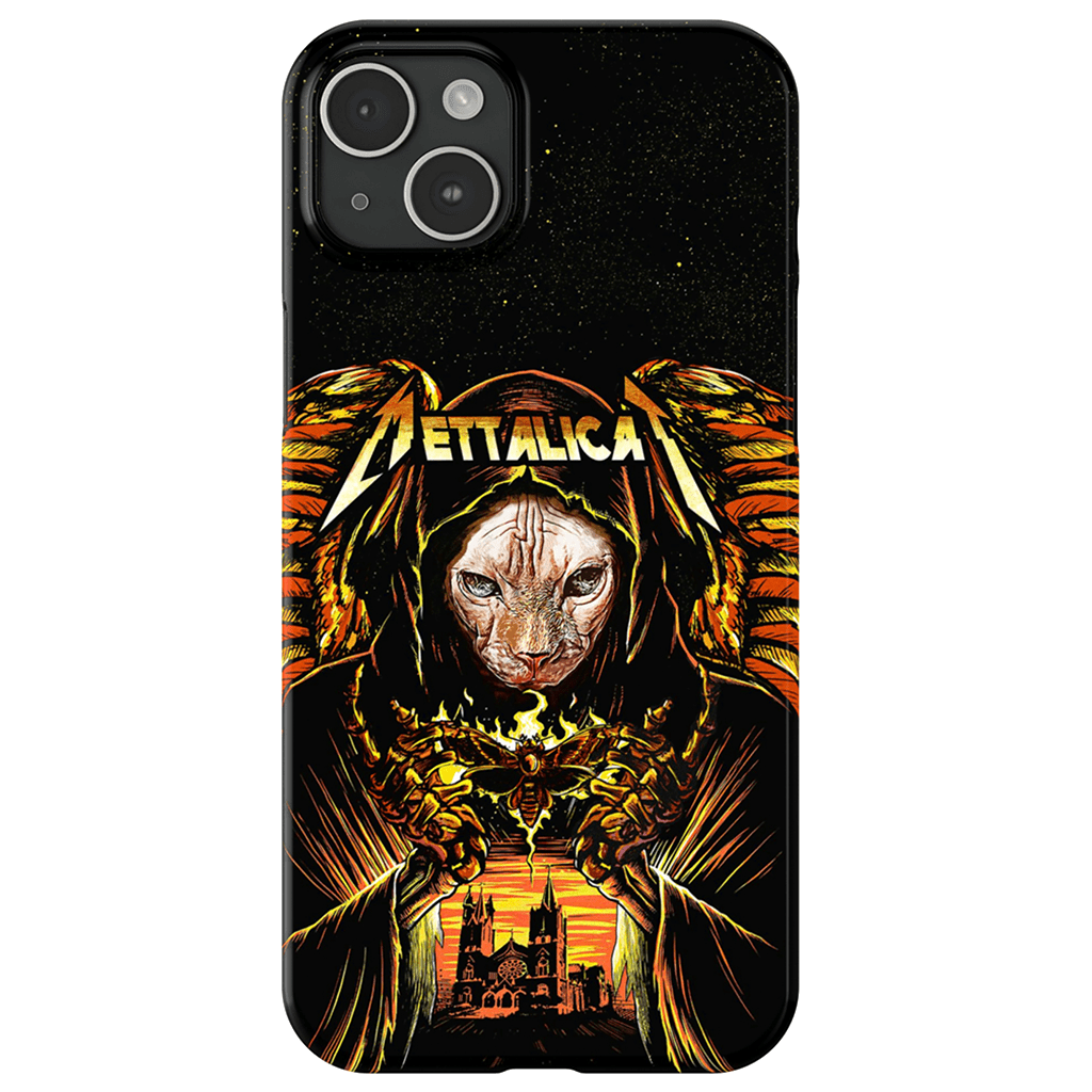 &#39;Mettalicat&#39; Personalized Phone Case