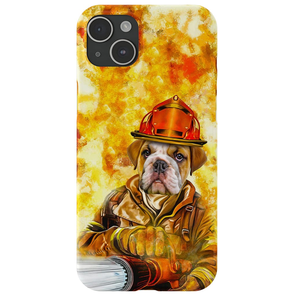 &#39;The Firefighter&#39; Personalized Phone Case