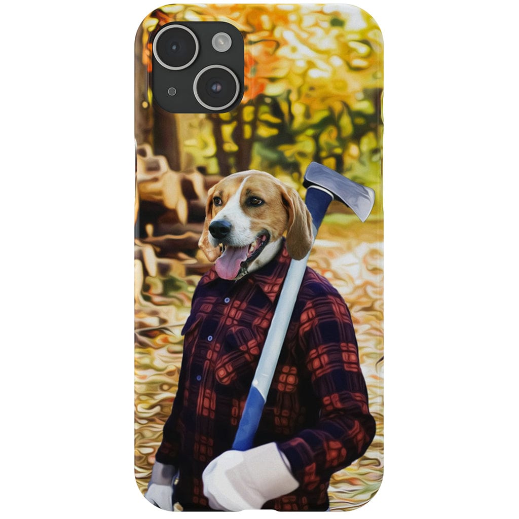 &#39;The Lumberjack&#39; Personalized Phone Case