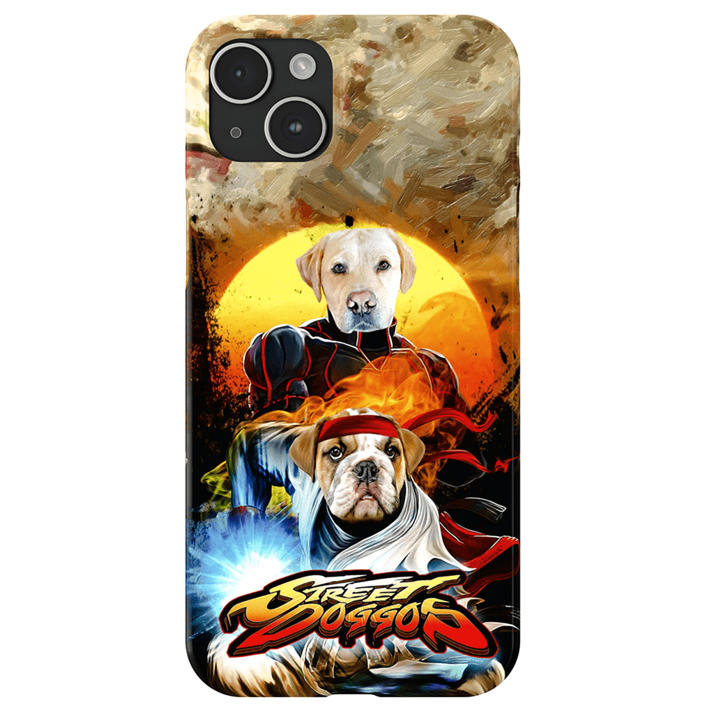 &#39;Street Doggos&#39; Personalized 2 Pet Phone Case