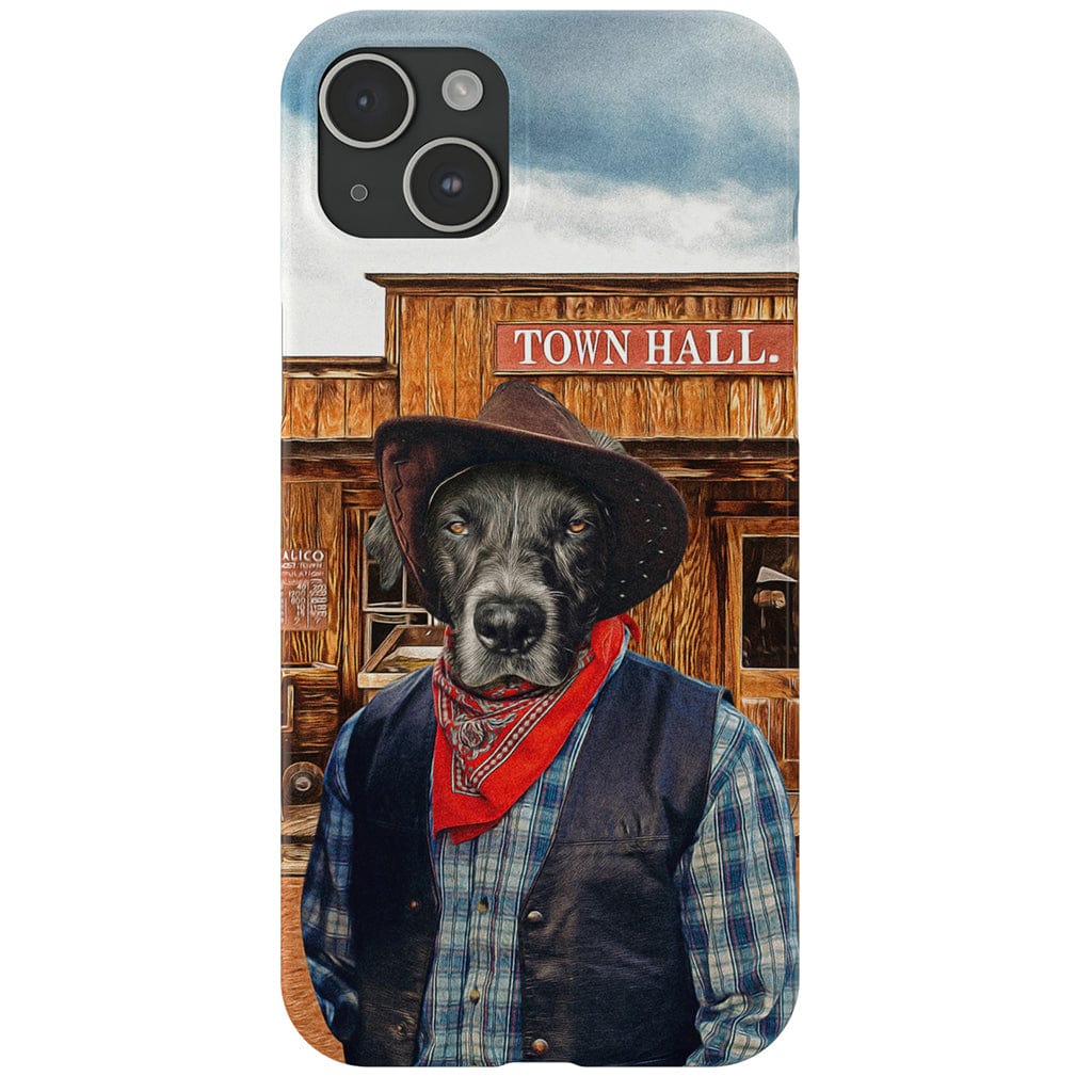 &#39;The Cowboy&#39; Personalized Phone Case